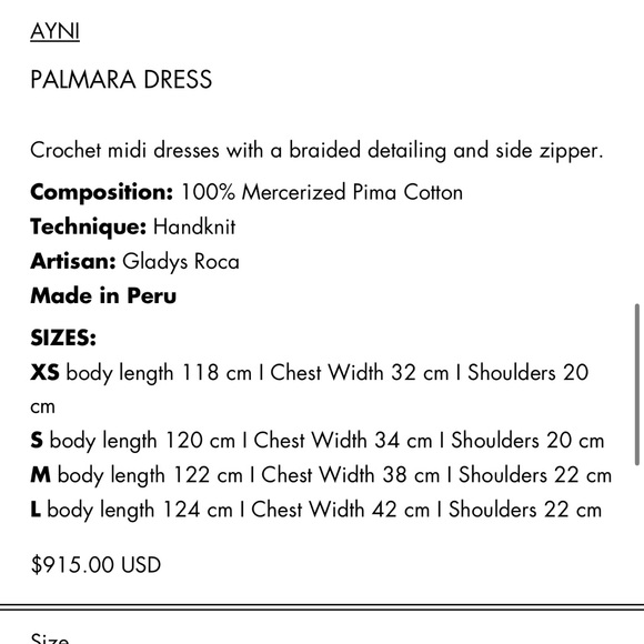 AYNI Palmara knit crochet midi dress - Picture 8 of 8